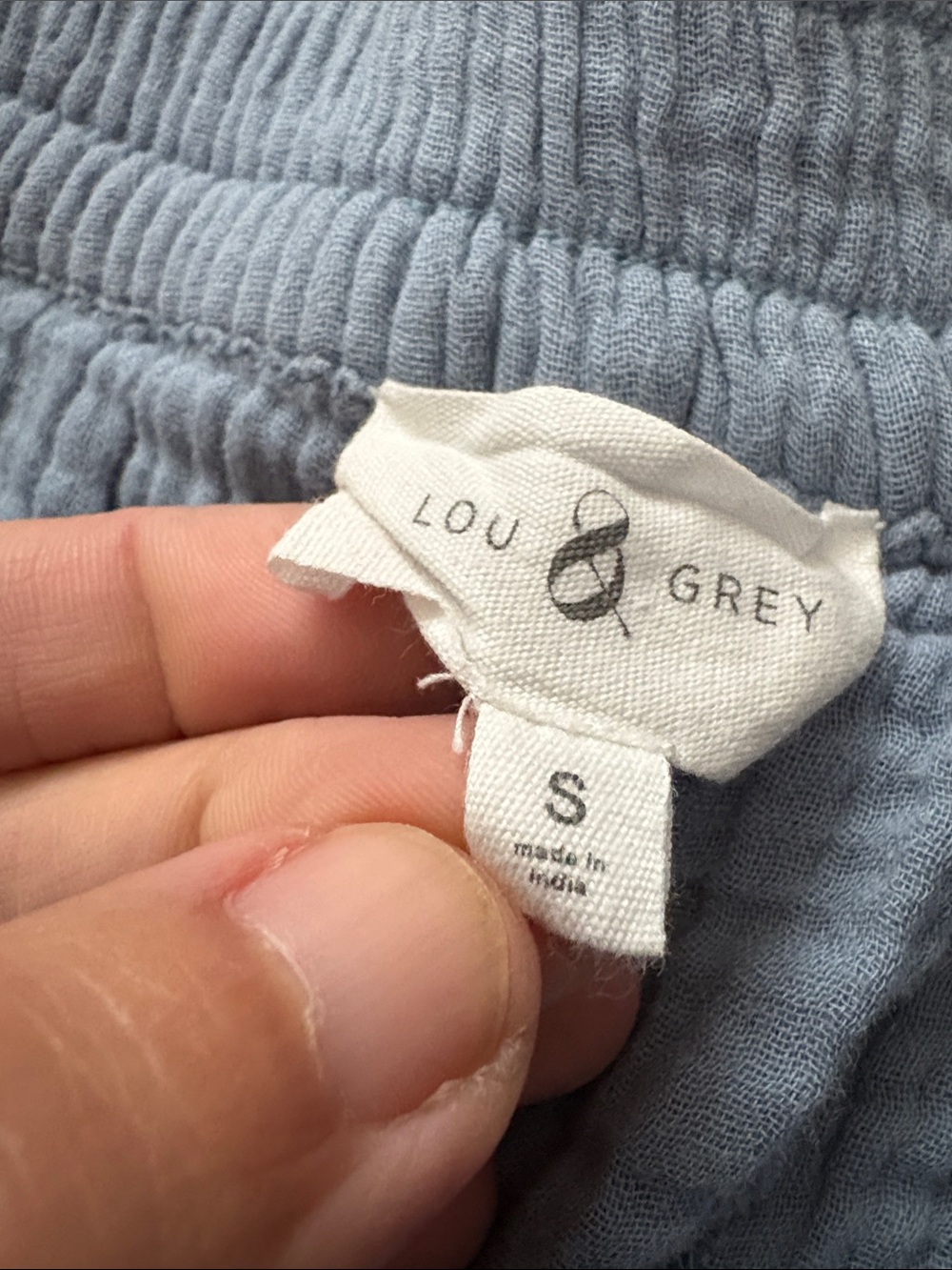 Lou & Grey Sky Blue Cropped Wide-Leg Pants - Picture 3 of 10